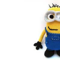 Patrón Amigurumi para tejer un Minion